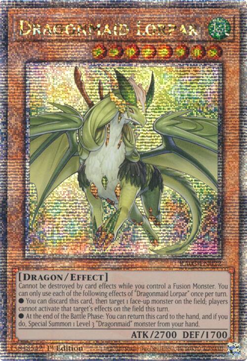 Dragonmaid Lorpar (Quarter Century Secret Rare) [RA03-EN022] Quarter Century Secret Rare | Nerdhalla Games