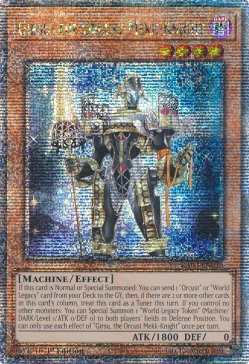 Girsu, the Orcust Mekk-Knight (Quarter Century Secret Rare) [RA03-EN026] Quarter Century Secret Rare | Nerdhalla Games