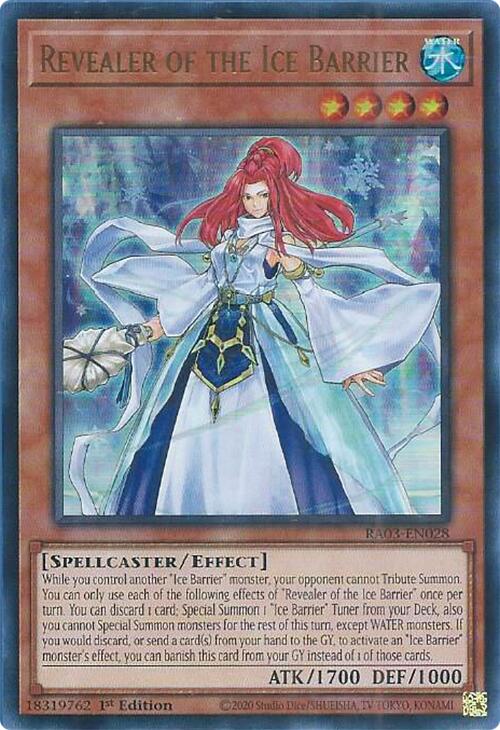 Revealer of the Ice Barrier (UR) [RA03-EN028] Ultra Rare | Nerdhalla Games