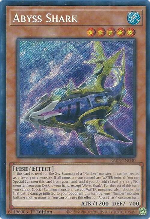 Abyss Shark (Secret Rare) [RA03-EN030] Secret Rare | Nerdhalla Games