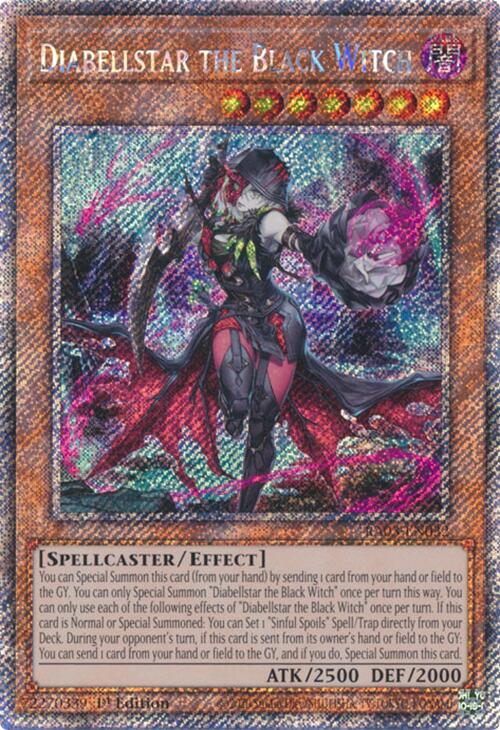 Diabellstar the Black Witch (Platinum Secret Rare) [RA03-EN032] Platinum Secret Rare | Nerdhalla Games