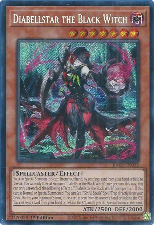 Diabellstar the Black Witch (Secret Rare) [RA03-EN032] Secret Rare | Nerdhalla Games