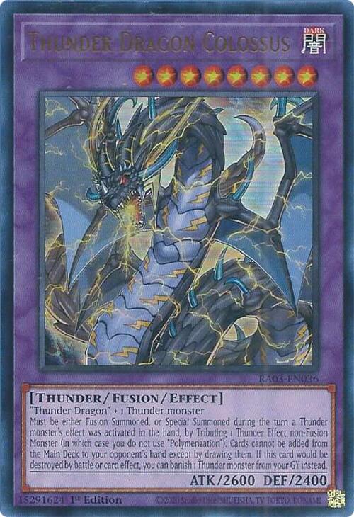 Thunder Dragon Colossus (UR) [RA03-EN036] Ultra Rare | Nerdhalla Games