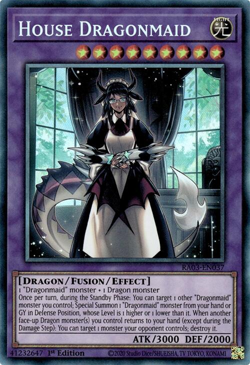 House Dragonmaid (CR) [RA03-EN037] Prismatic Collector's Rare | Nerdhalla Games