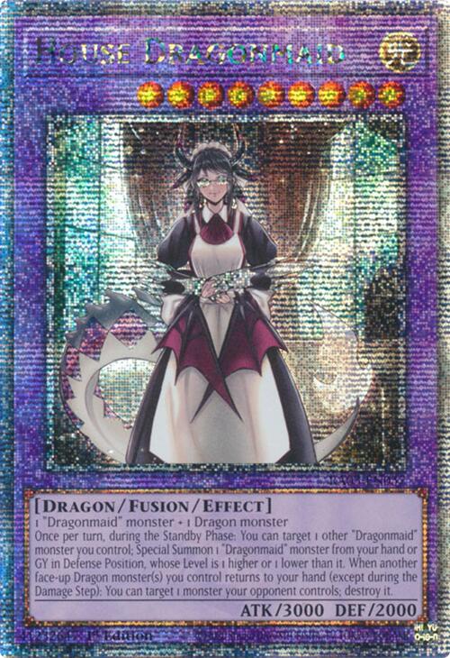 House Dragonmaid (Quarter Century Secret Rare) [RA03-EN037] Quarter Century Secret Rare | Nerdhalla Games