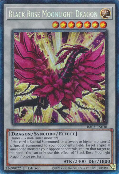 Black Rose Moonlight Dragon (CR) [RA03-EN038] Prismatic Collector's Rare | Nerdhalla Games