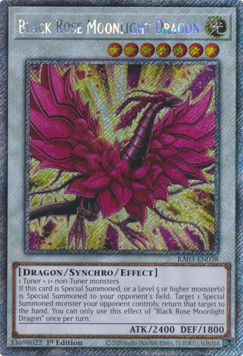 Black Rose Moonlight Dragon (Platinum Secret Rare) [RA03-EN038] Platinum Secret Rare | Nerdhalla Games