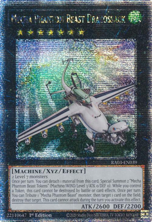 Mecha Phantom Beast Dracossack (Quarter Century Secret Rare) [RA03-EN039] Quarter Century Secret Rare | Nerdhalla Games