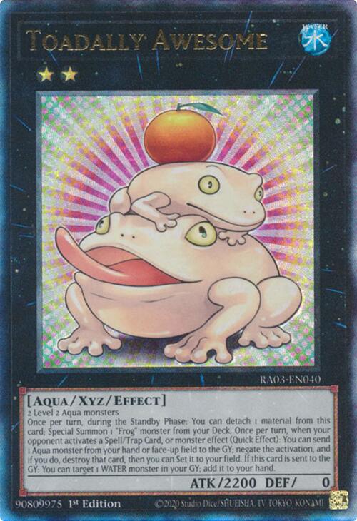 Toadally Awesome (UTR) [RA03-EN040] Prismatic Ultimate Rare | Nerdhalla Games