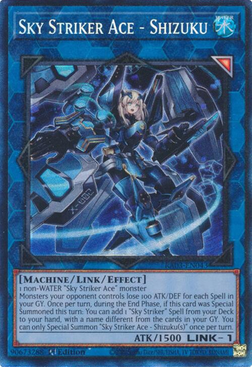 Sky Striker Ace - Shizuku (CR) [RA03-EN043] Prismatic Collector's Rare | Nerdhalla Games