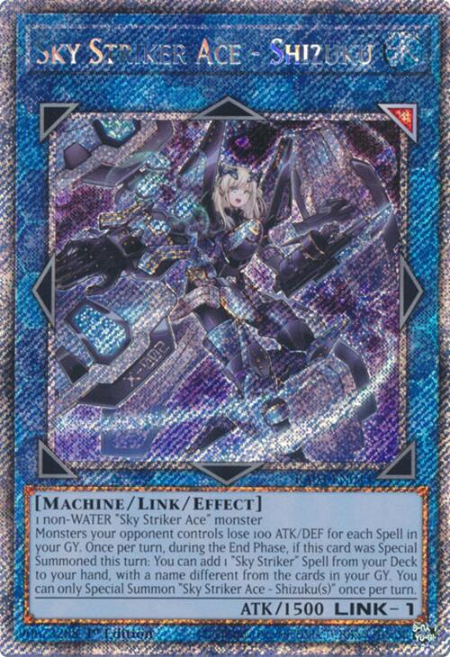 Sky Striker Ace - Shizuku (Platinum Secret Rare) [RA03-EN043] Platinum Secret Rare | Nerdhalla Games