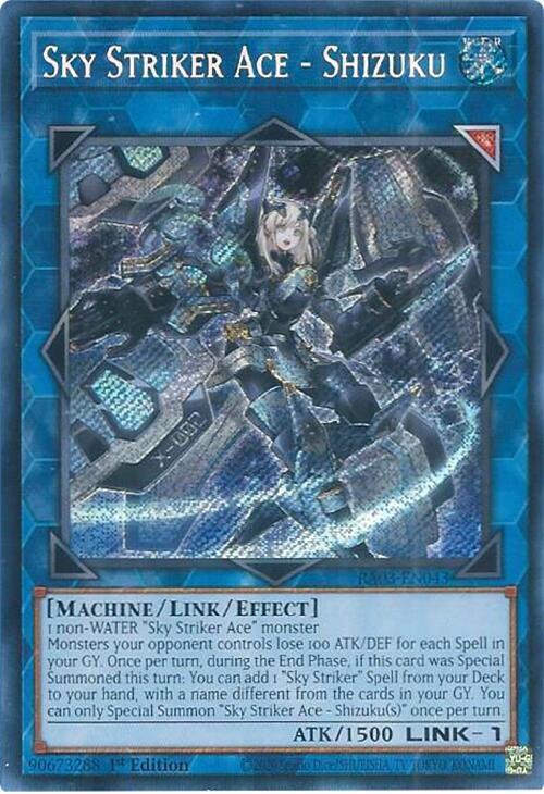 Sky Striker Ace - Shizuku (Secret Rare) [RA03-EN043] Secret Rare | Nerdhalla Games