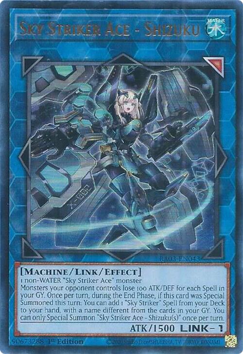 Sky Striker Ace - Shizuku (UR) [RA03-EN043] Ultra Rare | Nerdhalla Games