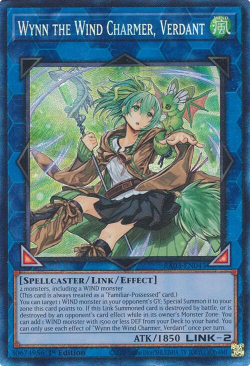 Wynn the Wind Charmer, Verdant (CR) [RA03-EN045] Prismatic Collector's Rare | Nerdhalla Games