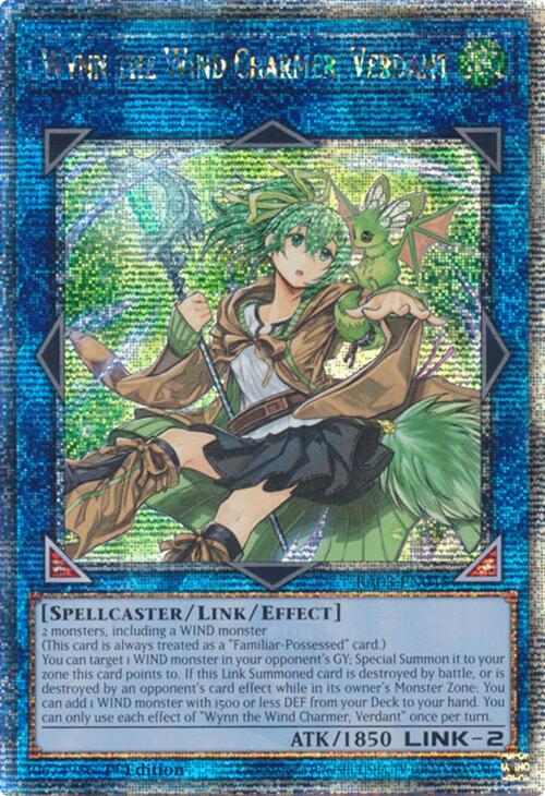 Wynn the Wind Charmer, Verdant (Quarter Century Secret Rare) [RA03-EN045] Quarter Century Secret Rare | Nerdhalla Games