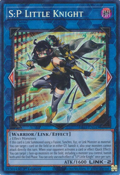 S:P Little Knight (CR) [RA03-EN049] Prismatic Collector's Rare | Nerdhalla Games