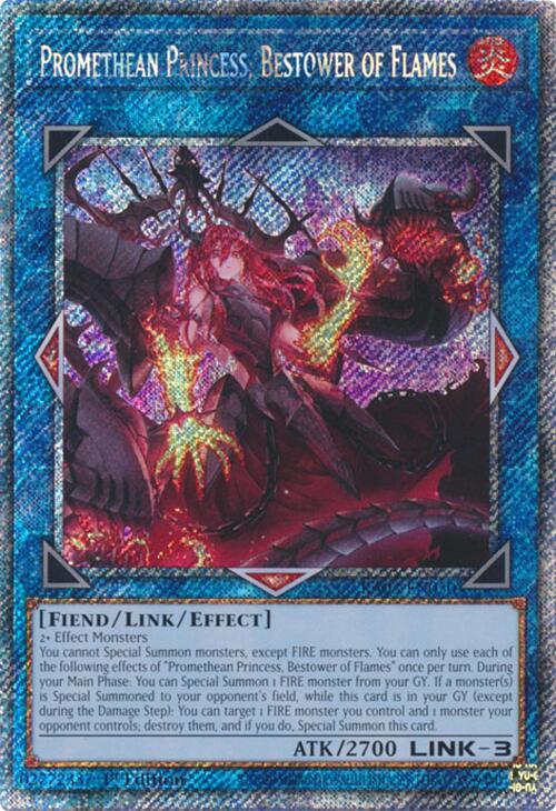 Promethean Princess, Bestower of Flames (Platinum Secret Rare) [RA03-EN050] Platinum Secret Rare | Nerdhalla Games