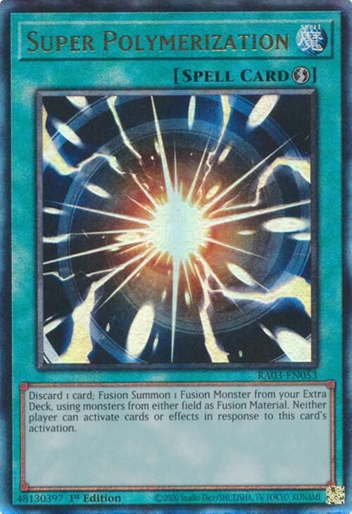 Super Polymerization (UTR) [RA03-EN053] Prismatic Ultimate Rare | Nerdhalla Games