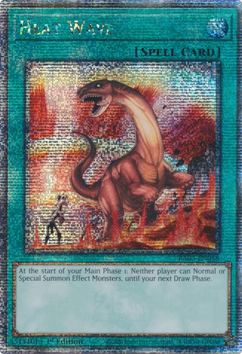 Heat Wave (Quarter Century Secret Rare) [RA03-EN058] Quarter Century Secret Rare | Nerdhalla Games