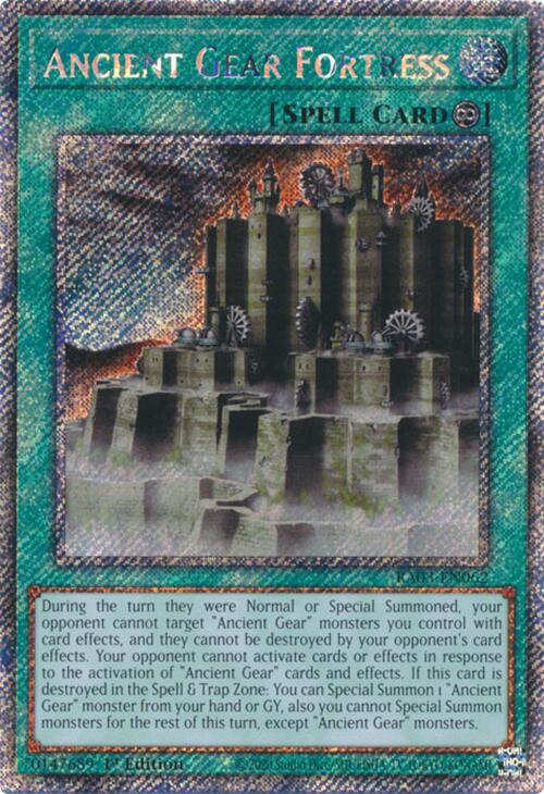 Ancient Gear Fortress (Platinum Secret Rare) [RA03-EN062] Platinum Secret Rare | Nerdhalla Games