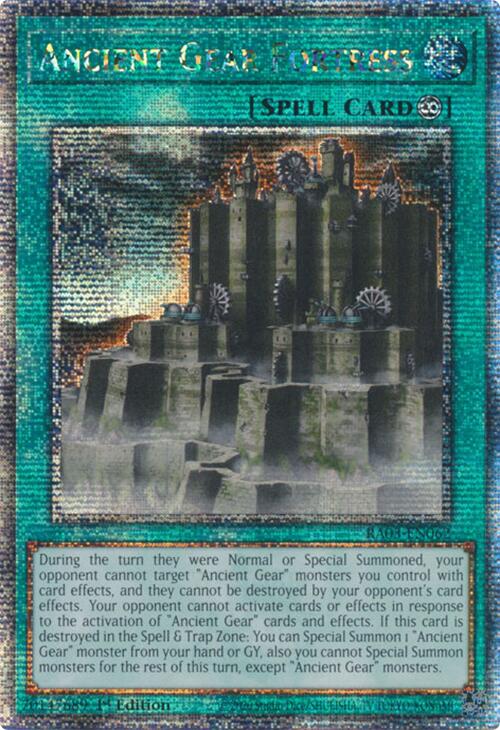 Ancient Gear Fortress (Quarter Century Secret Rare) [RA03-EN062] Quarter Century Secret Rare | Nerdhalla Games