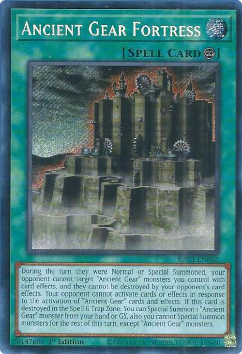 Ancient Gear Fortress (Secret Rare) [RA03-EN062] Secret Rare | Nerdhalla Games