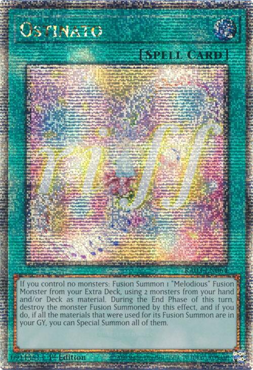 Ostinato (Quarter Century Secret Rare) [RA03-EN064] Quarter Century Secret Rare | Nerdhalla Games