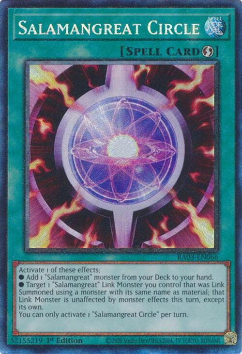 Salamangreat Circle (CR) [RA03-EN066] Prismatic Collector's Rare | Nerdhalla Games