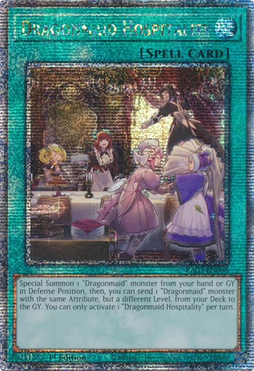 Dragonmaid Hospitality (Quarter Century Secret Rare) [RA03-EN068] Quarter Century Secret Rare | Nerdhalla Games