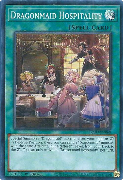 Dragonmaid Hospitality [RA03-EN068] Super Rare | Nerdhalla Games