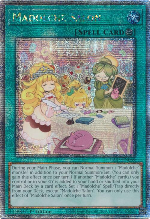 Madolche Salon (Quarter Century Secret Rare) [RA03-EN069] Quarter Century Secret Rare | Nerdhalla Games