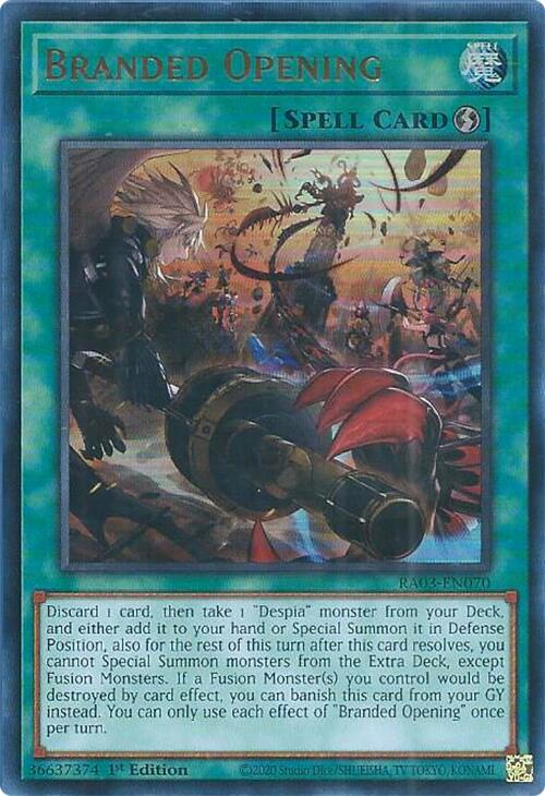 Branded Opening (UR) [RA03-EN070] Ultra Rare | Nerdhalla Games