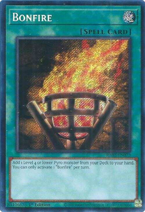 Bonfire (Secret Rare) [RA03-EN073] Secret Rare | Nerdhalla Games