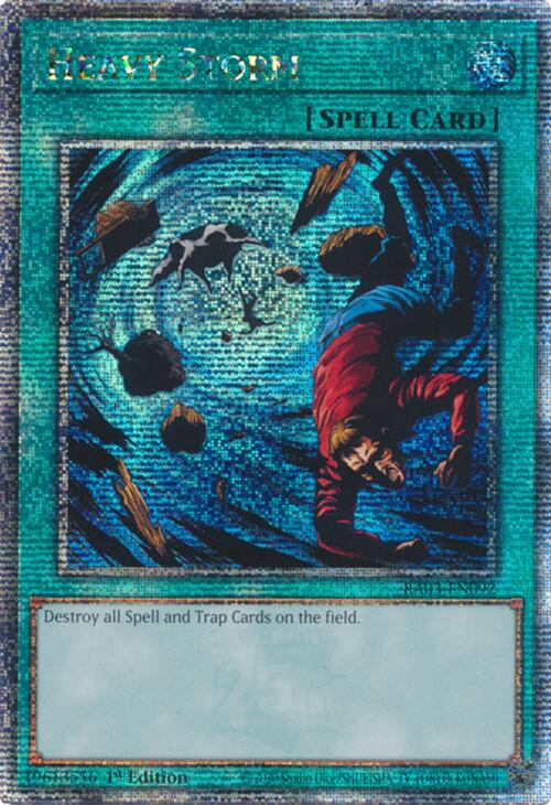 Heavy Storm (Quarter Century Secret Rare) [RA03-EN092] Quarter Century Secret Rare | Nerdhalla Games