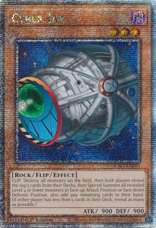 Cyber Jar (Quarter Century Secret Rare) [RA03-EN095] Quarter Century Secret Rare | Nerdhalla Games