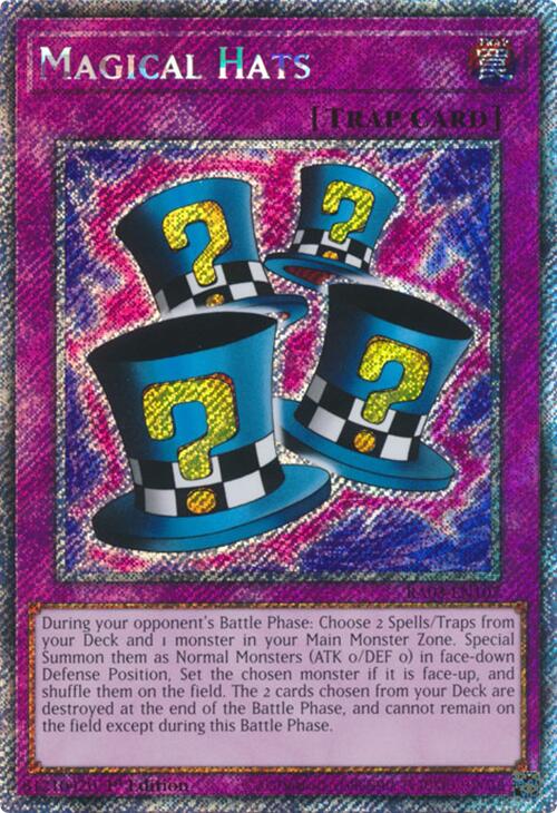 Magical Hats (Platinum Secret Rare) [RA03-EN107] Platinum Secret Rare | Nerdhalla Games