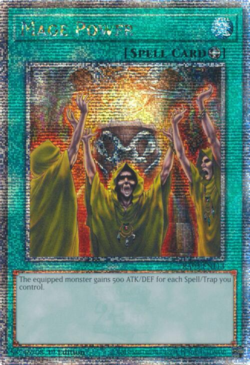 Mage Power (Quarter Century Secret Rare) [RA03-EN113] Quarter Century Secret Rare | Nerdhalla Games