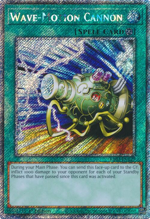 Wave-Motion Cannon (Platinum Secret Rare) [RA03-EN127] Platinum Secret Rare | Nerdhalla Games