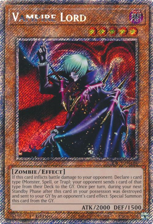 Vampire Lord (Platinum Secret Rare) [RA03-EN128] Platinum Secret Rare | Nerdhalla Games