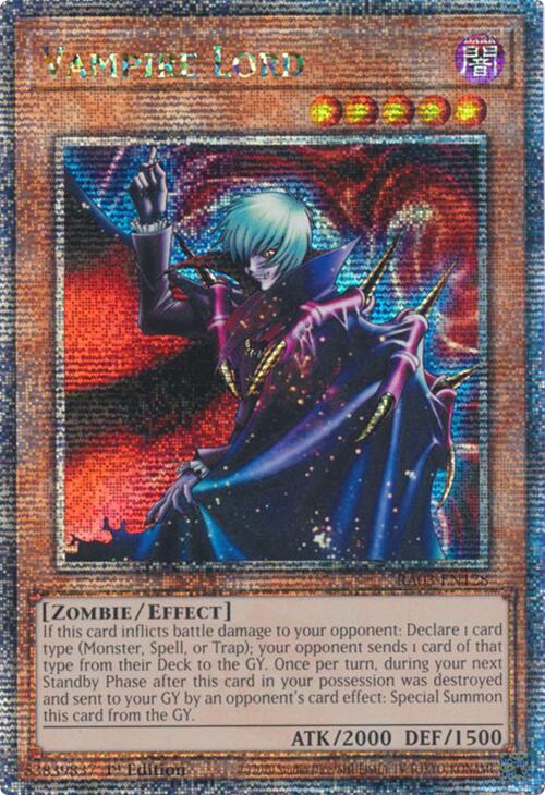 Vampire Lord (Quarter Century Secret Rare) [RA03-EN128] Quarter Century Secret Rare | Nerdhalla Games