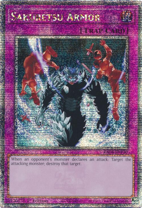 Sakuretsu Armor (Quarter Century Secret Rare) [RA03-EN130] Quarter Century Secret Rare | Nerdhalla Games