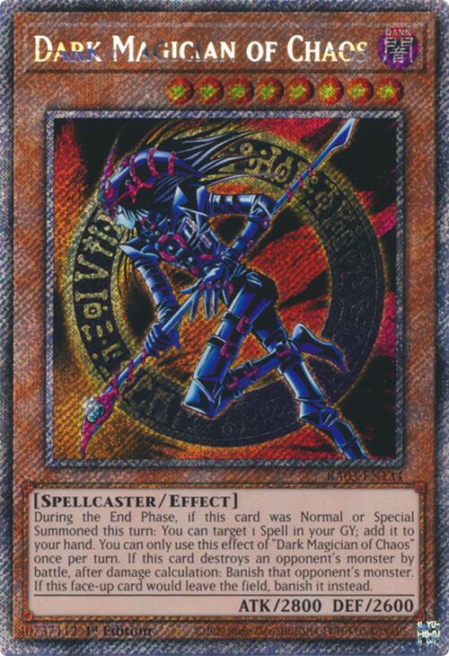 Dark Magician of Chaos (Platinum Secret Rare) [RA03-EN134] Platinum Secret Rare | Nerdhalla Games