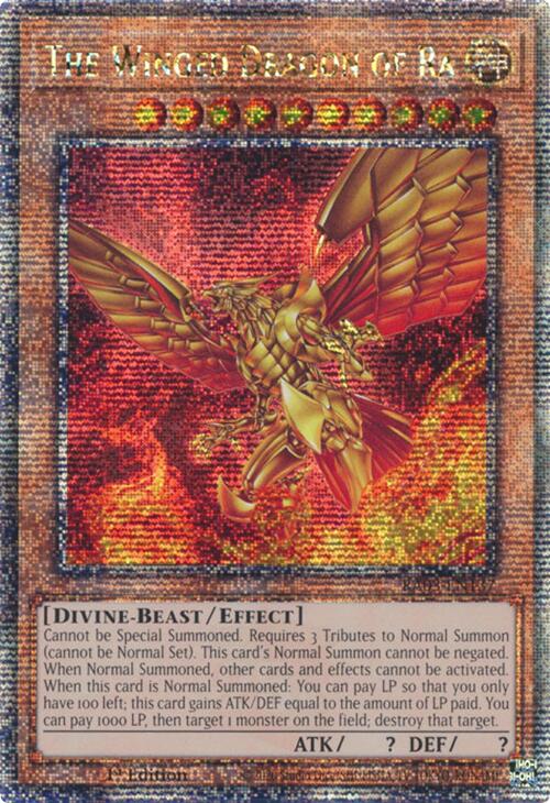 The Winged Dragon of Ra (Quarter Century Secret Rare) [RA03-EN137] Quarter Century Secret Rare | Nerdhalla Games