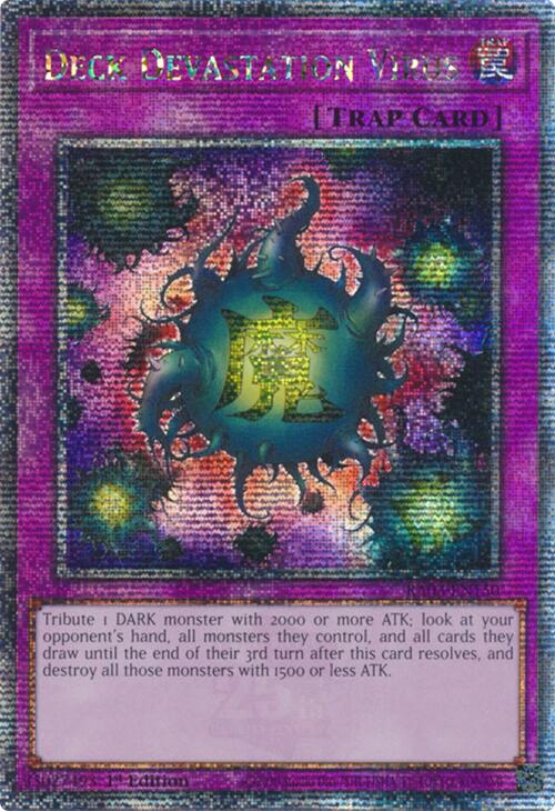 Deck Devastation Virus (Quarter Century Secret Rare) [RA03-EN150] Quarter Century Secret Rare | Nerdhalla Games