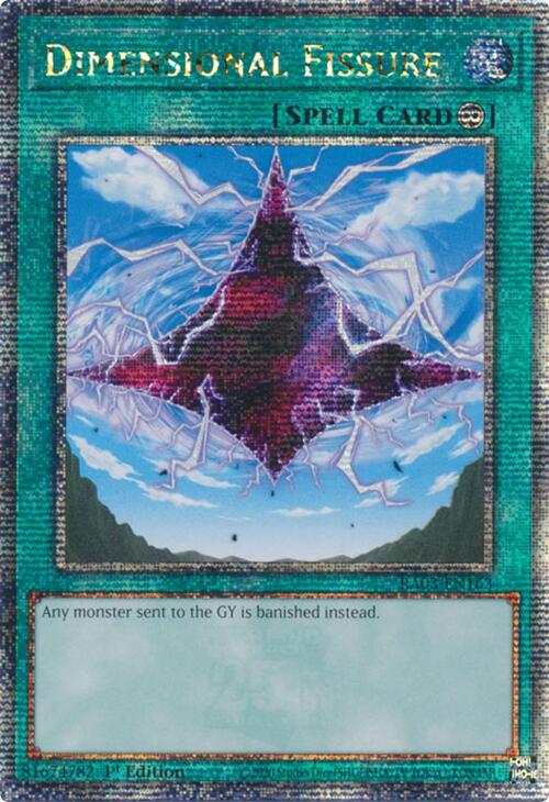 Dimensional Fissure (Quarter Century Secret Rare) [RA03-EN163] Quarter Century Secret Rare | Nerdhalla Games