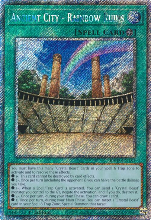 Ancient City - Rainbow Ruins (Platinum Secret Rare) [RA03-EN181] Platinum Secret Rare | Nerdhalla Games