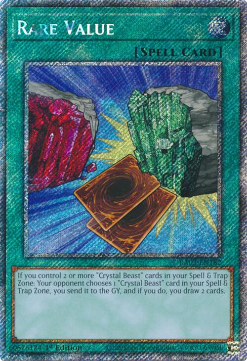 Rare Value (Platinum Secret Rare) [RA03-EN182] Platinum Secret Rare | Nerdhalla Games