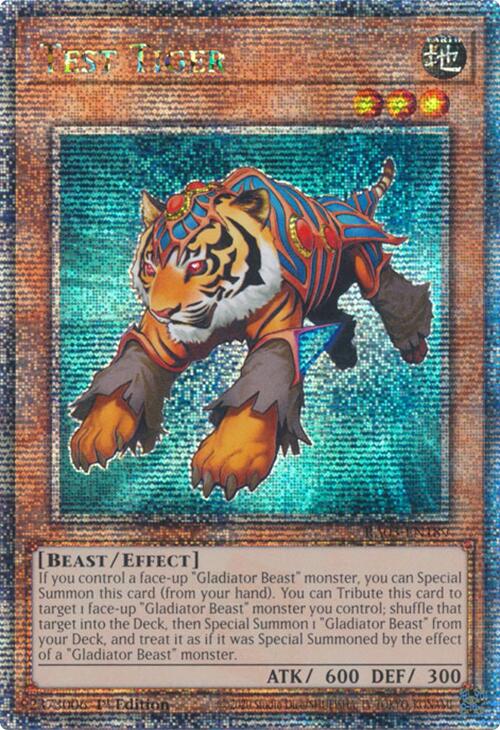 Test Tiger (Quarter Century Secret Rare) [RA03-EN189] Quarter Century Secret Rare | Nerdhalla Games