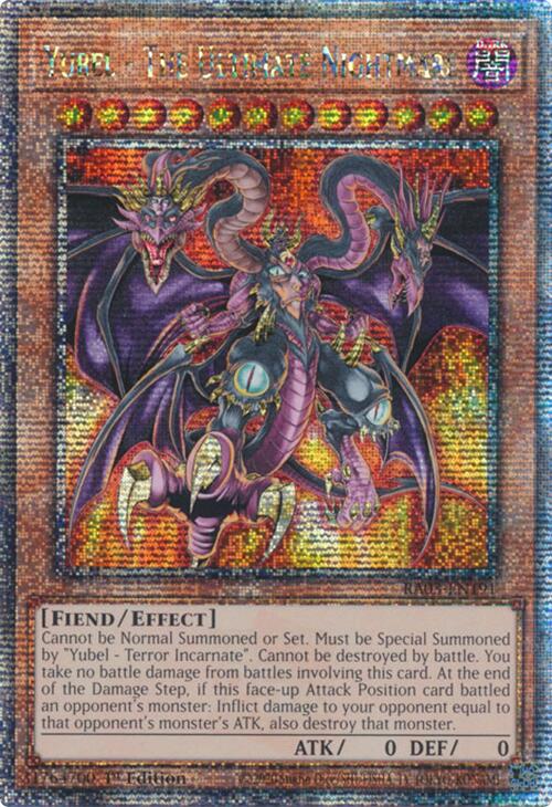 Yubel - The Ultimate Nightmare (Quarter Century Secret Rare) [RA03-EN191] Quarter Century Secret Rare | Nerdhalla Games