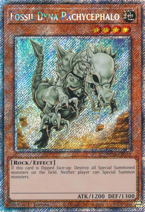 Fossil Dyna Pachycephalo (Platinum Secret Rare) [RA03-EN195] Platinum Secret Rare | Nerdhalla Games